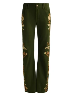 AKERS EMBROIDERED PANT
