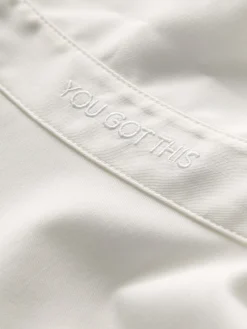 AMELIA BUTTON DOWN WITH LACE UP BACK