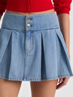 AMY DENIM MINI SKIRT