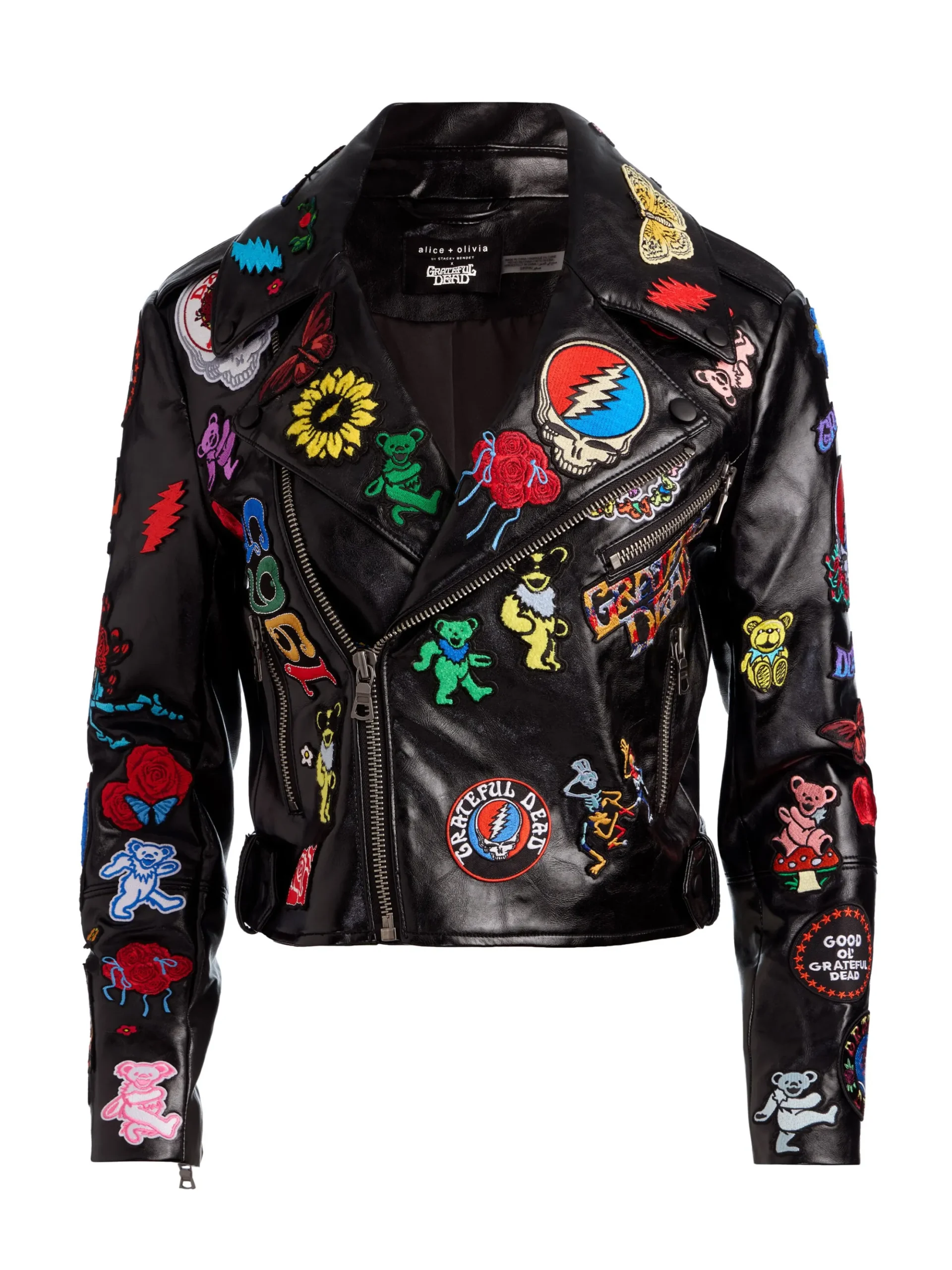 A+O X GRATEFUL DEAD CODY VEGAN MOTO JACKET