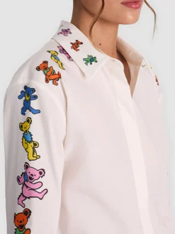 A+O X GRATEFUL DEAD DIMITRA BUTTON DOWN