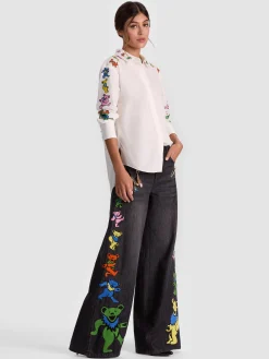 A+O X GRATEFUL DEAD DIMITRA BUTTON DOWN