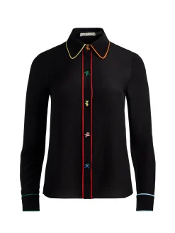 A+O X GRATEFUL DEAD WILLA BLOUSE