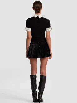 ASTER COLLARED PULLOVER