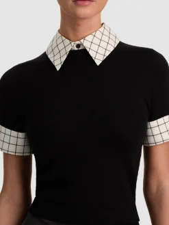 ASTER COLLARED PULLOVER