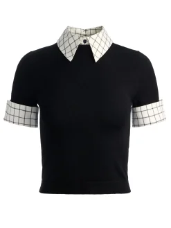 ASTER COLLARED PULLOVER