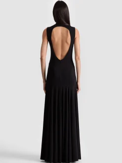 AUGUSTA OPEN BACK MAXI DRESS