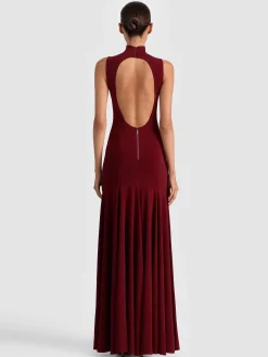AUGUSTA OPEN BACK MAXI DRESS