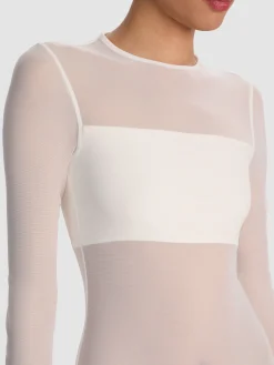 BANDEAU LONG SLEEVE BODYSUIT