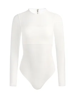 BANDEAU LONG SLEEVE BODYSUIT