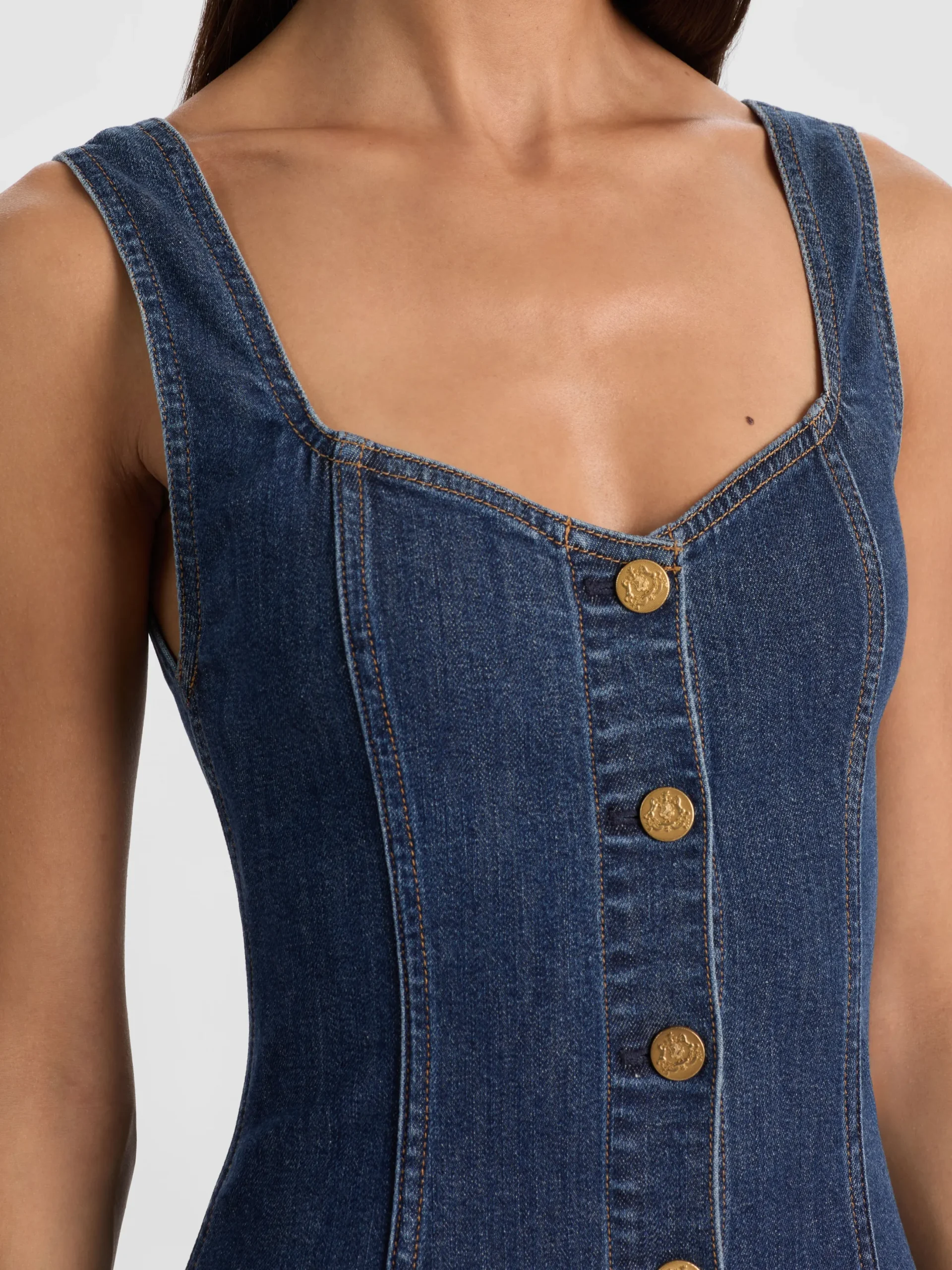 BEA DENIM MINI DRESS