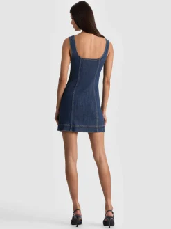 BEA DENIM MINI DRESS