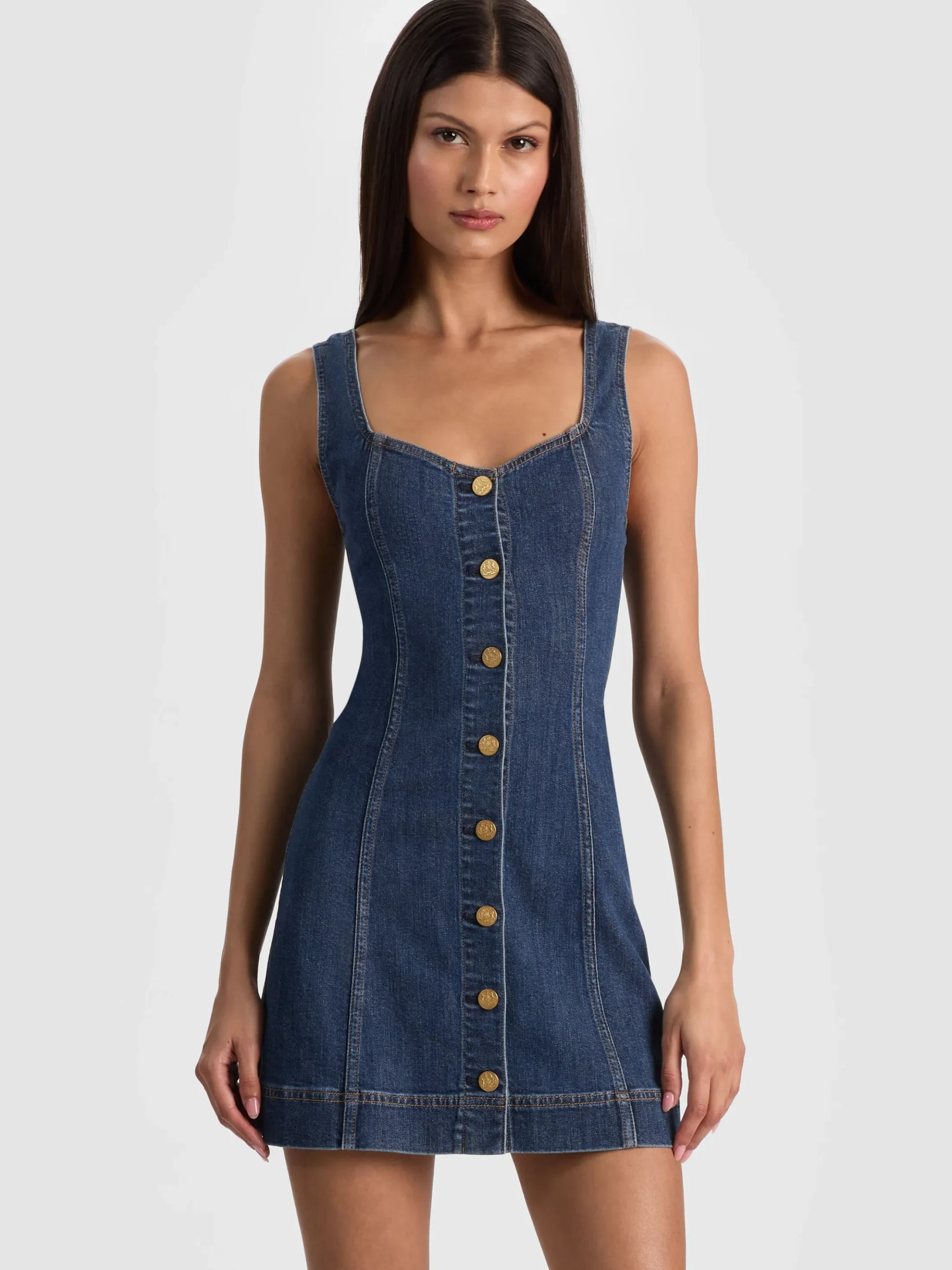 BEA DENIM MINI DRESS