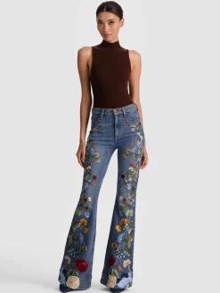BEAUTIFUL EMBROIDERED JEAN