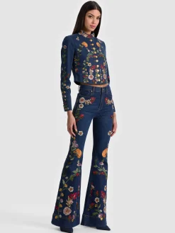 BEAUTIFUL EMBROIDERED JEAN