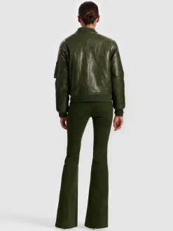 BECKY REVERSIBLE FAUX FUR BOMBER JACKET