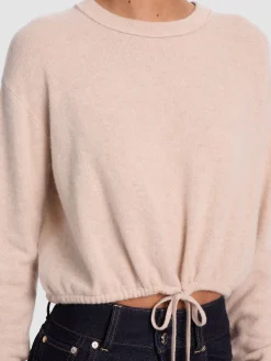 BERNETTA CROPPED CASHMERE PULLOVER