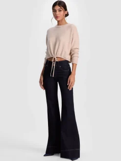 BERNETTA CROPPED CASHMERE PULLOVER