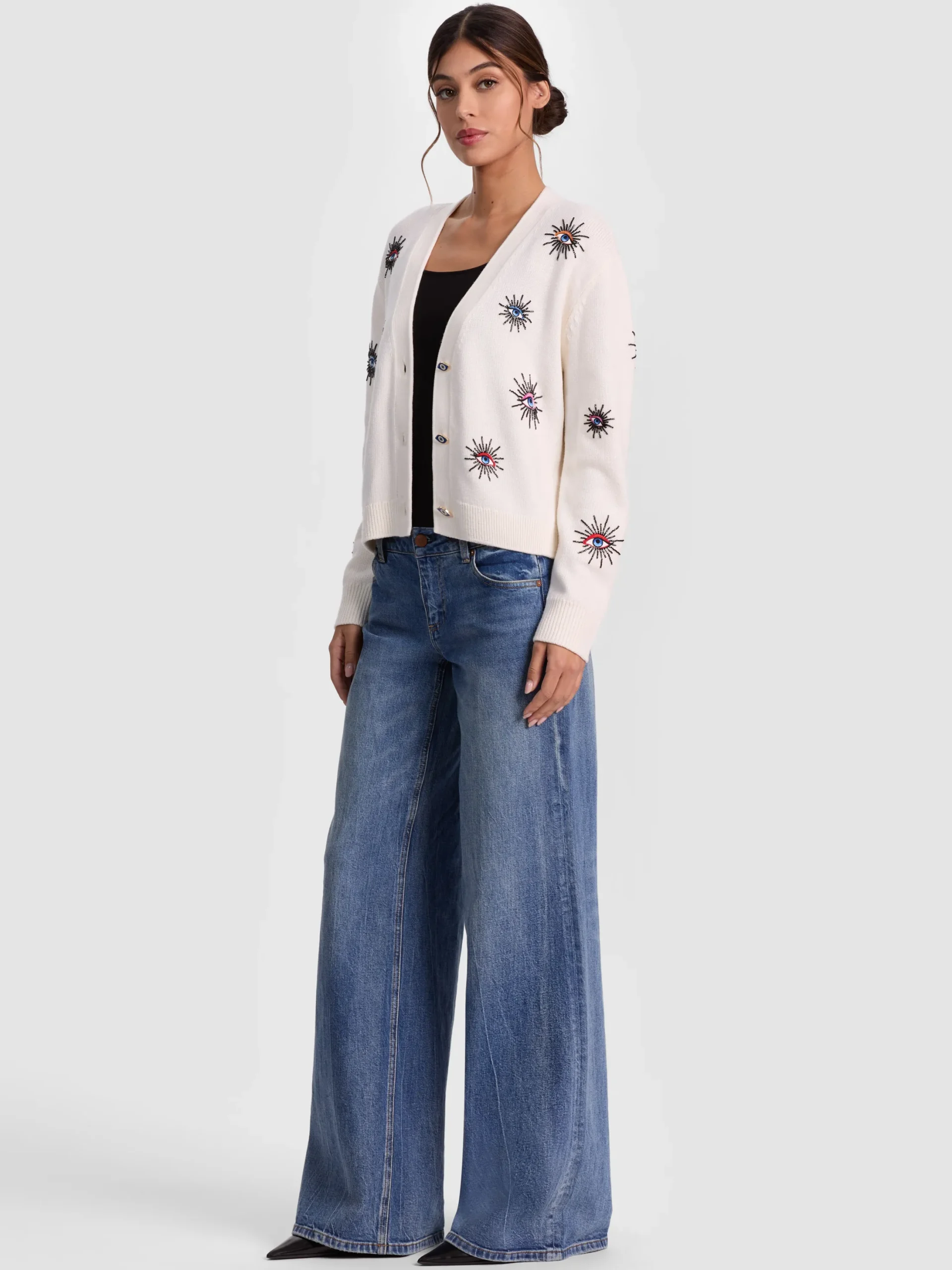 BRADLEY SHORT EMBELLISHED CARDIGAN