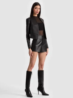 CADY LEATHER SHORT