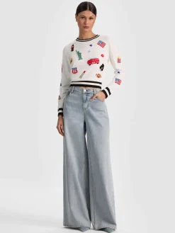 CAROLANN AMERICANA SHRUNKEN PULLOVER