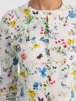 CARSON PRINTED CARDIGAN