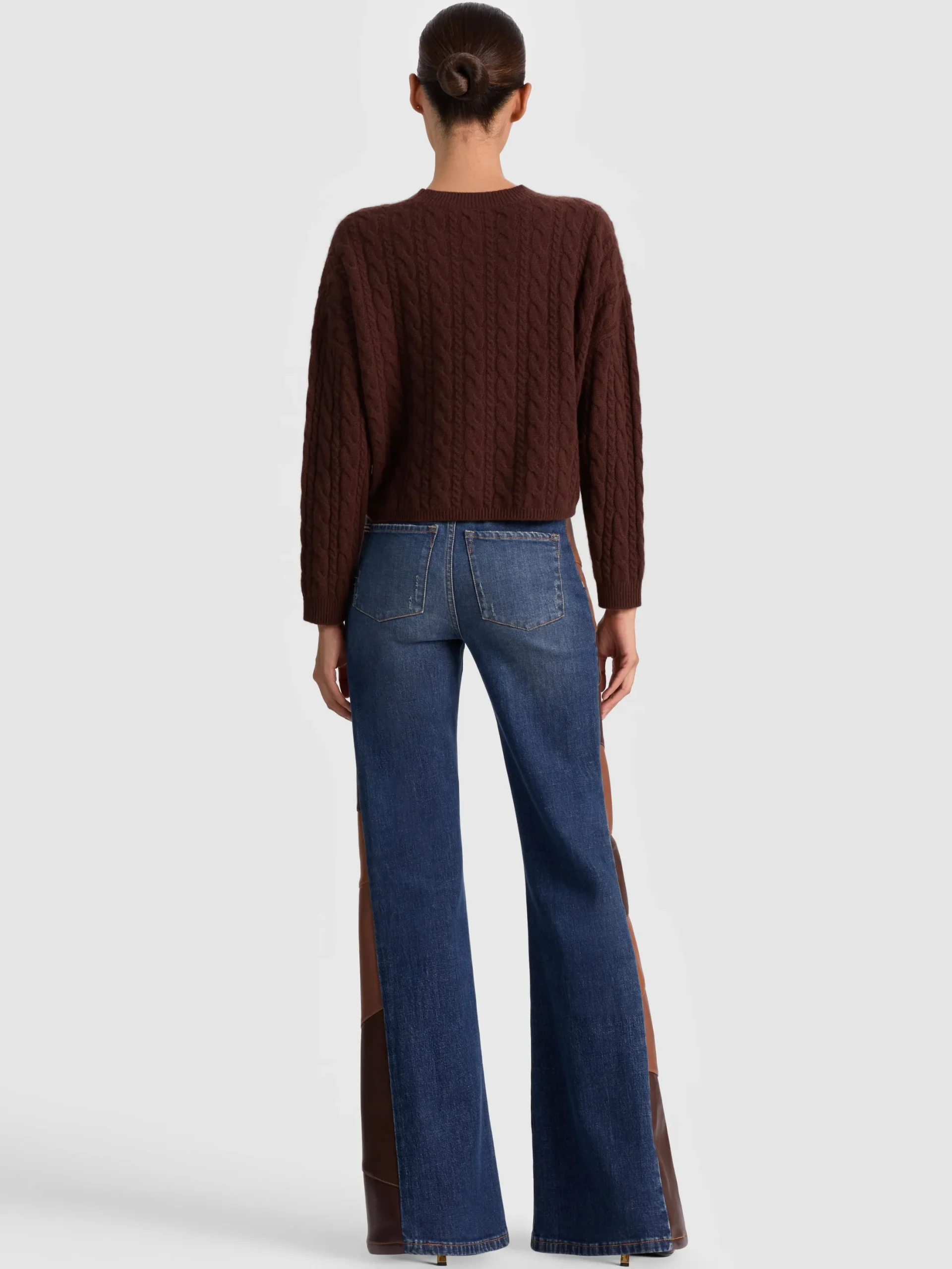 CECILIE CASHMERE CABLEKNIT PULLOVER