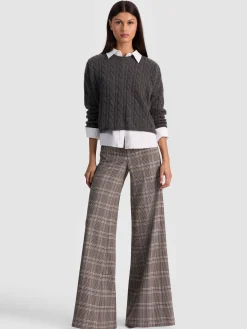 CECILIE CASHMERE CABLEKNIT PULLOVER