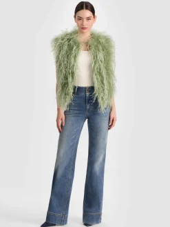 CHANDA FEATHERED VEST