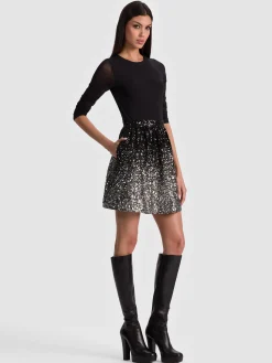 CHARA EMBELLISHED MINI DRESS