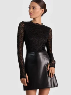 CHARA LACE MINI DRESS