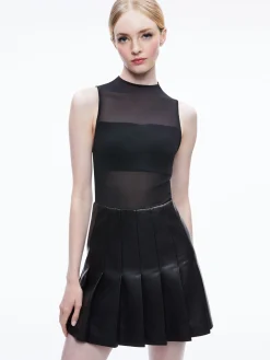 CHARA VEGAN MINI DRESS