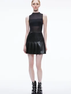 CHARA VEGAN MINI DRESS