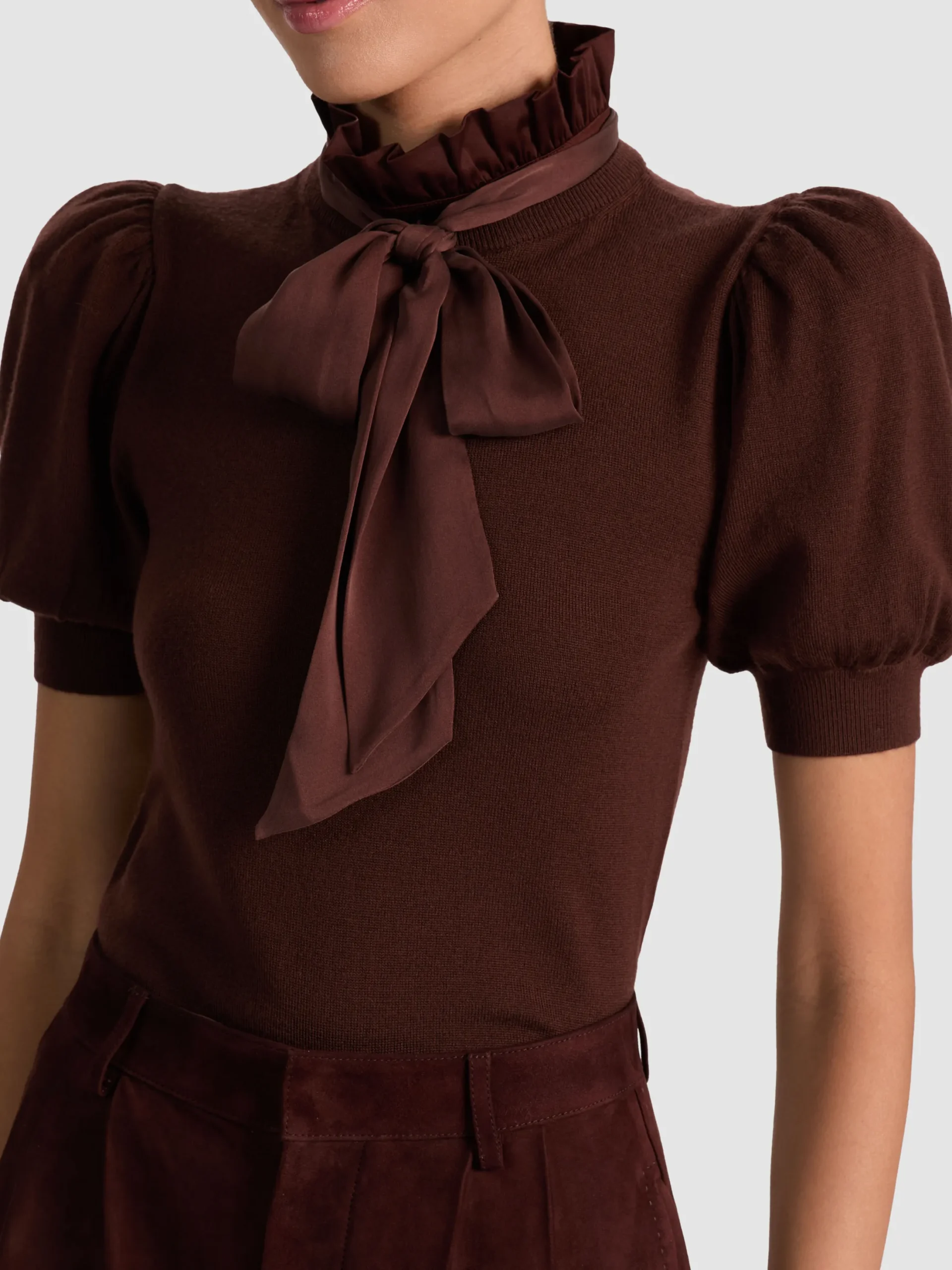 CHASE PUFF SLEEVE SWEATER