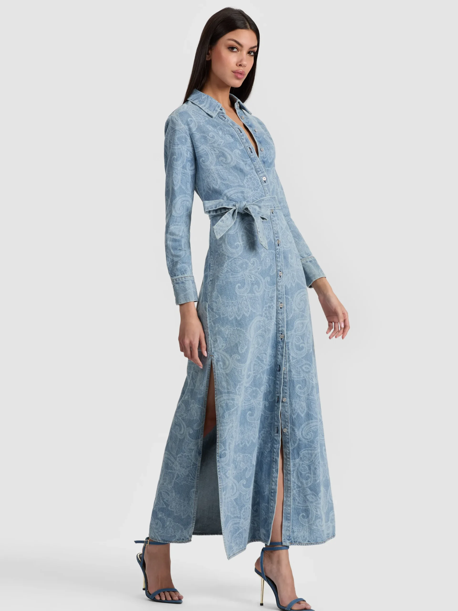 CHASSIDY DENIM SHIRT DRESS