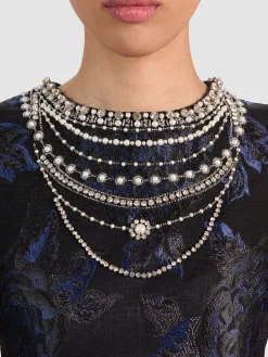 CHERRA EMBELLISHED CROP TOP