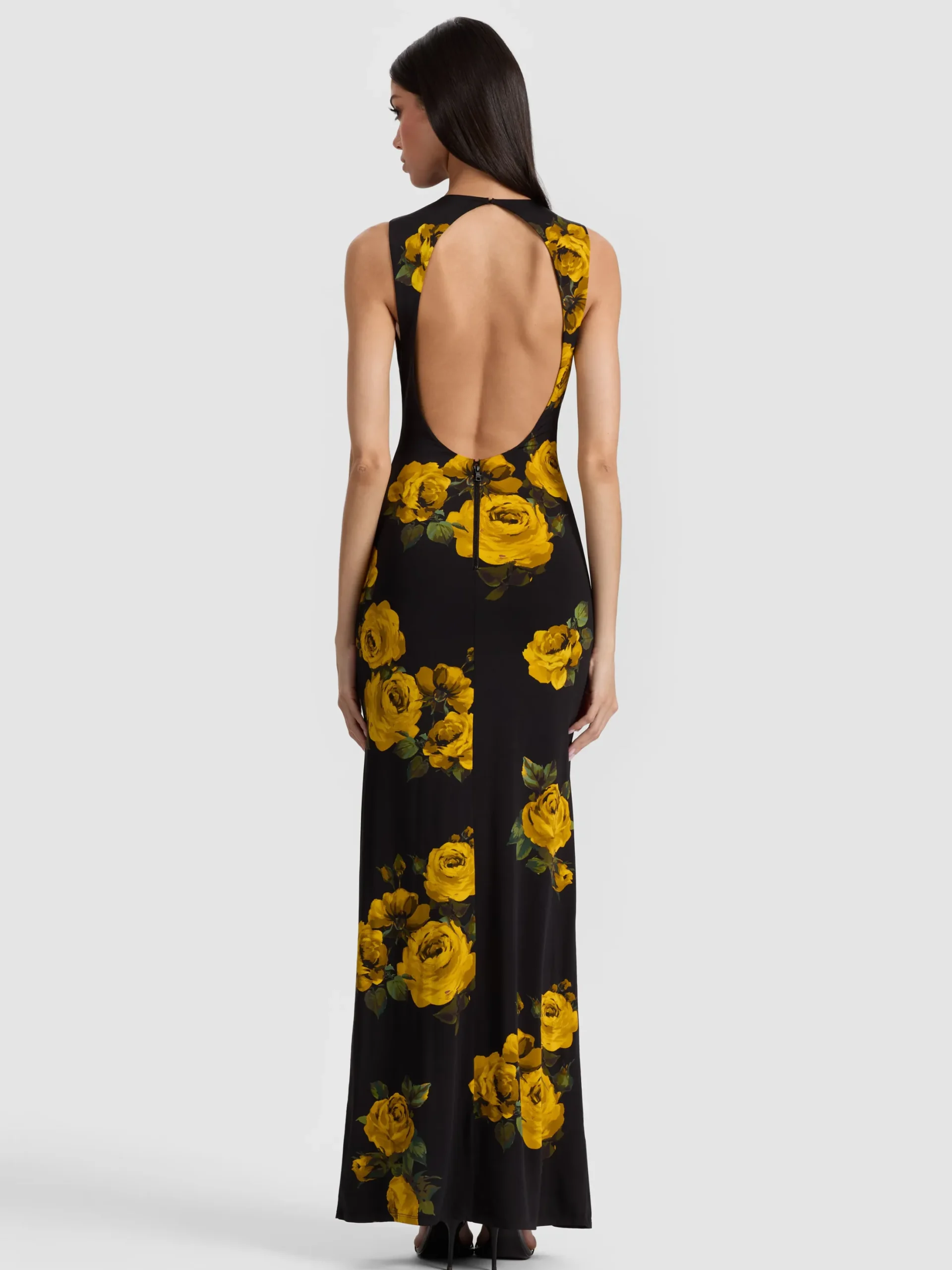 DELORA OPEN BACK MAXI DRESS