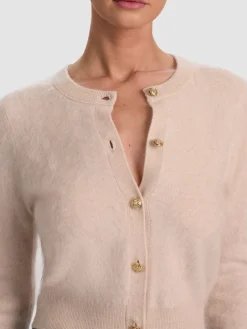 DOLLIE BRUSHED CASHMERE CARDIGAN