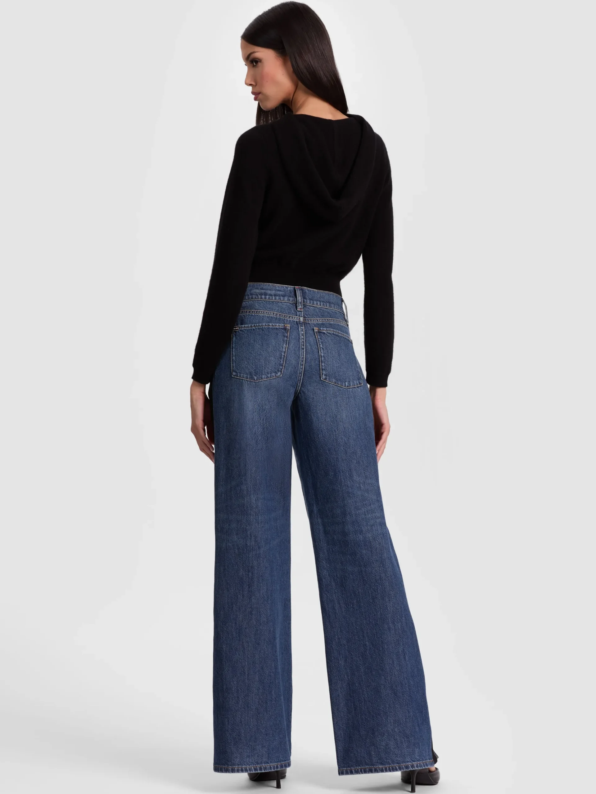 DOLLIE CASHMERE ZIP-UP HOODIE