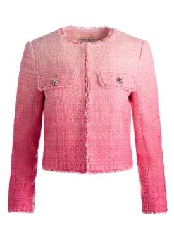 DUMONT EMBELLISHED TWEED JACKET