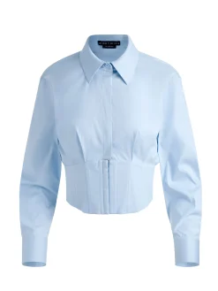 EDIE CORSET BUTTON DOWN