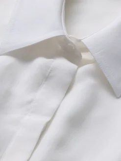 EDIE SEAMED CORSET BUTTON DOWN