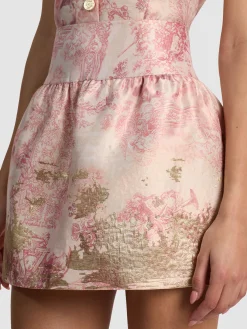 ELLA DROP WAIST MINI SKIRT