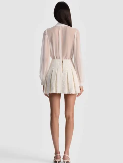 EMILIE TWEED MINI SKIRT