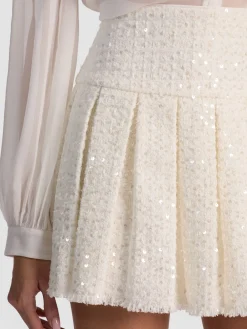 EMILIE TWEED MINI SKIRT