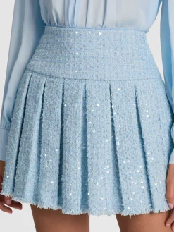 EMILIE TWEED MINI SKIRT