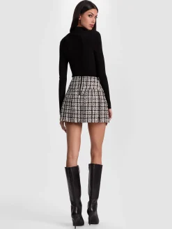 EMILIE TWEED MINI SKIRT