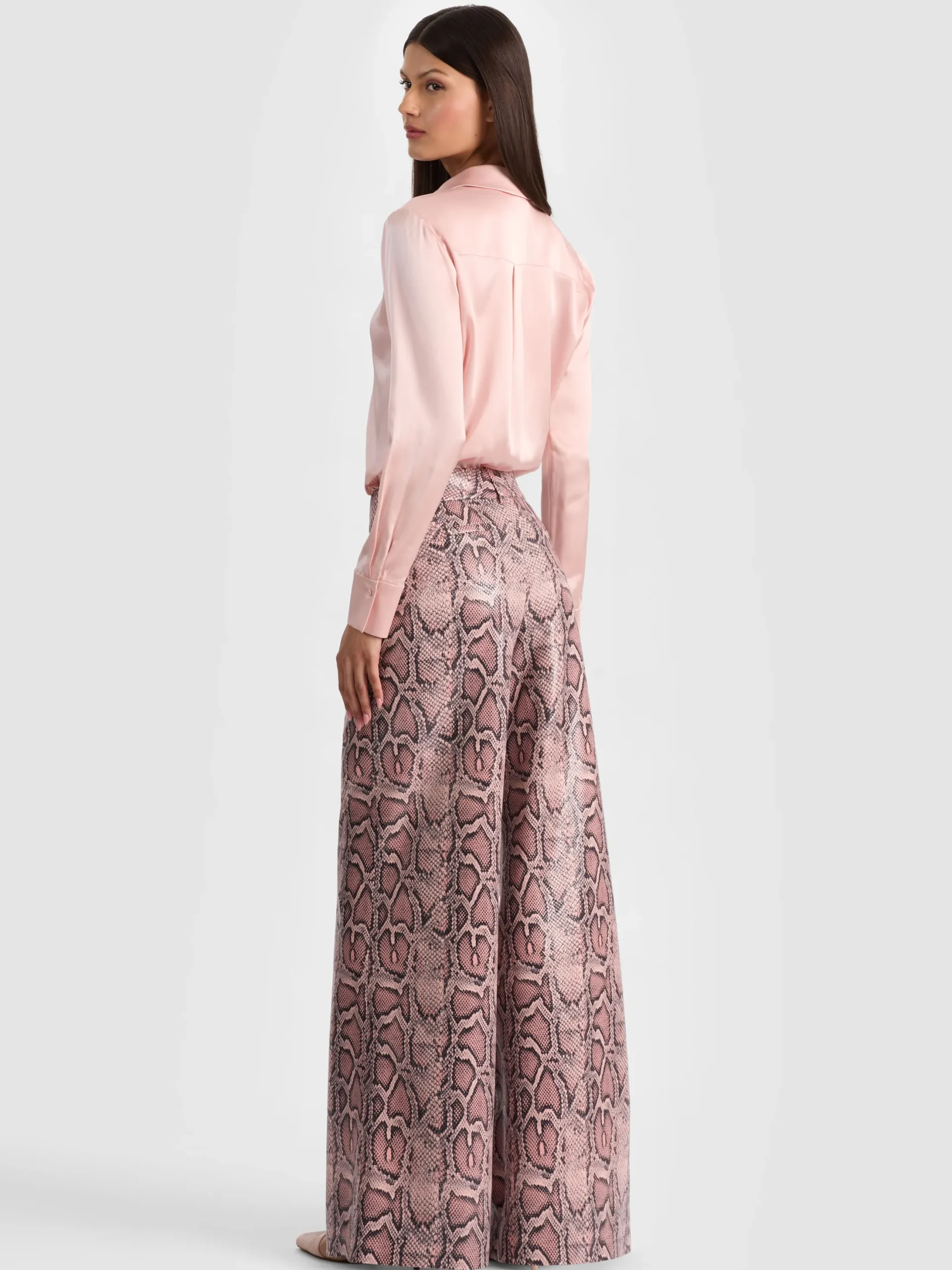 ERIC VEGAN SNAKESKIN PANT