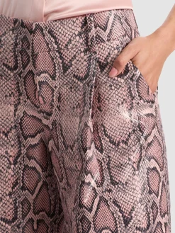 ERIC VEGAN SNAKESKIN PANT