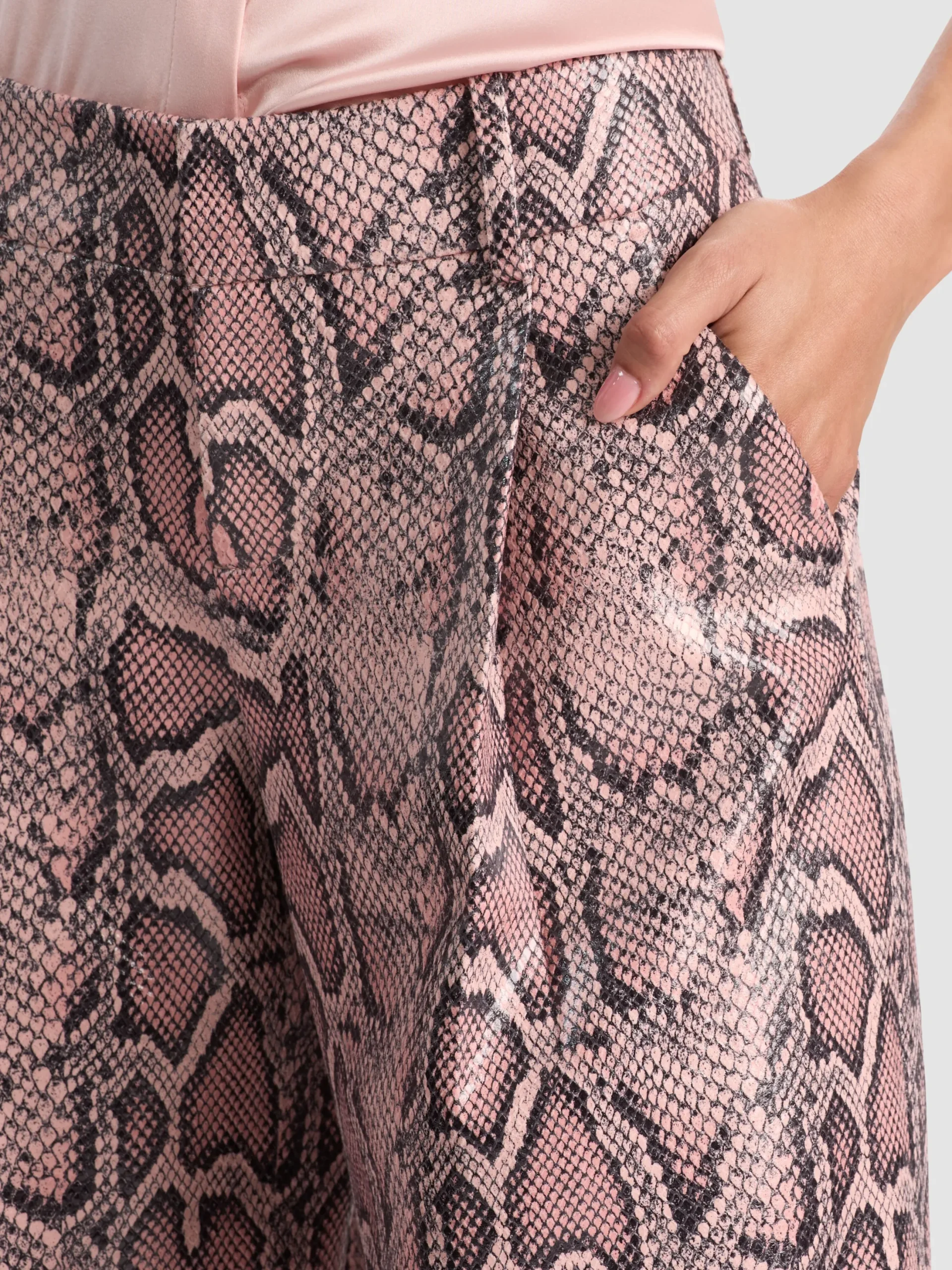 ERIC VEGAN SNAKESKIN PANT